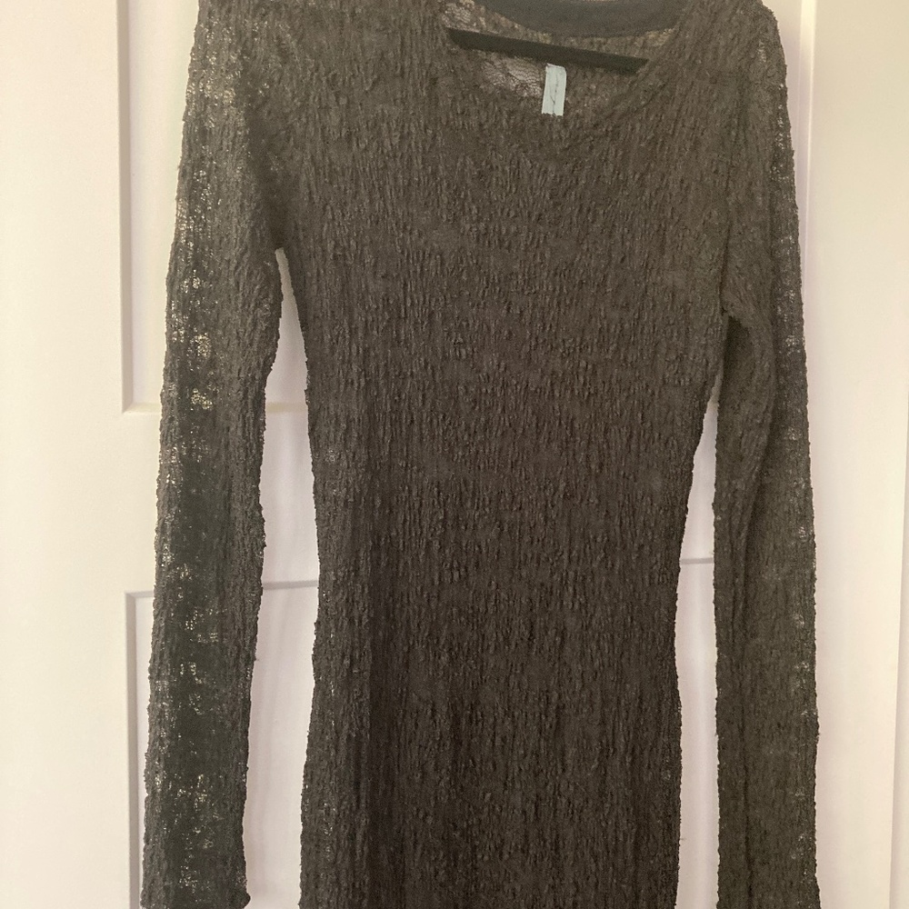 Raquelle Alllegra Black lace sheath dress